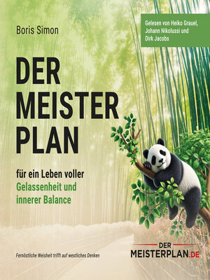 cover image of Der Meisterplan für ein Leben voller Gelassenheit und innerer Balance